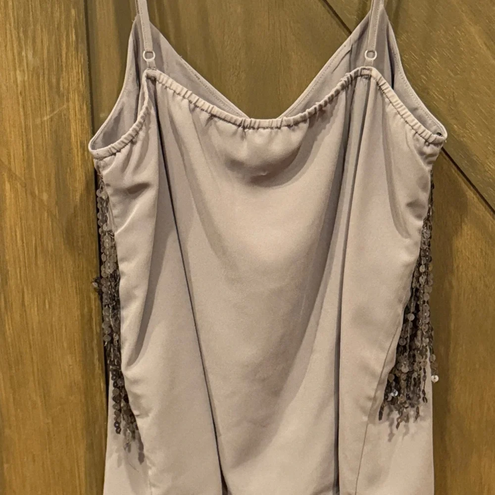 Buckle Sequin Embellished Cami in Brown - Picture 3 of 4